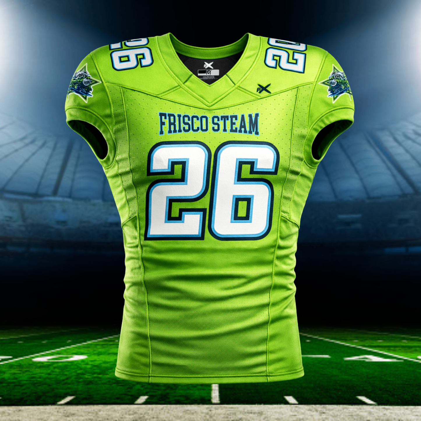 Official Game Jersey Home Lime Green